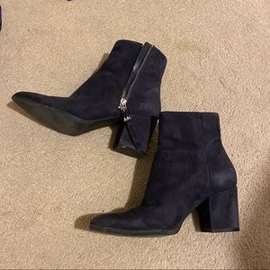 Michael Kors Dawson Ankle Boots Navy